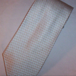 Ermenegildo Zegna mens silk necktie blue gold